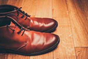 Leather shoe
